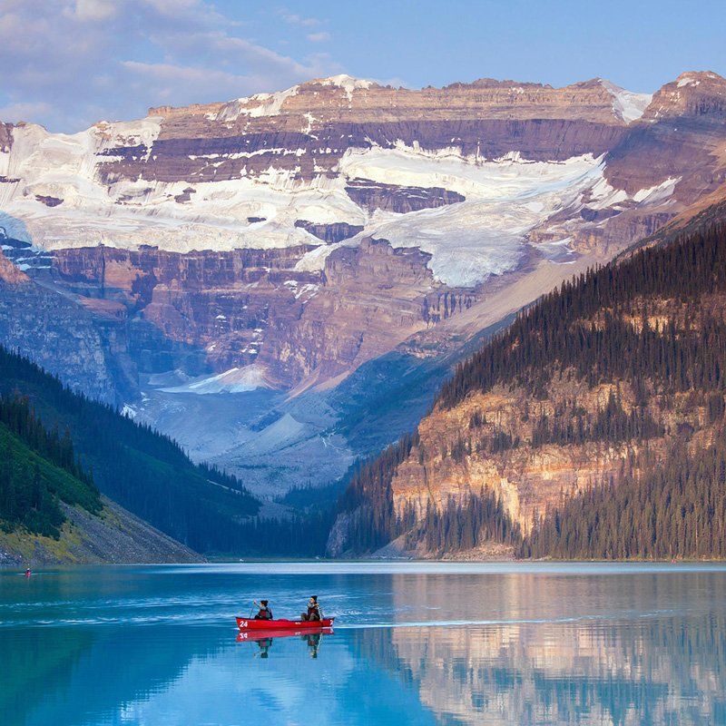 Mountain and boat